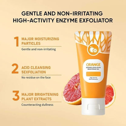 Orange Enzymes Exfoliating Brightening Gel 😍 Dark Spot & Dead Skin Remover