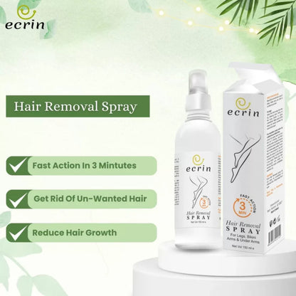 New Ecrin Hair Removal Foaming Spray - Advance Formula with Refreshing Fragrance (100ml)