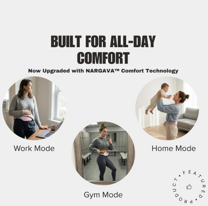 Digital Period Heating Pad & Vibrating Belt | Fast Relief for Menstrual Cramps