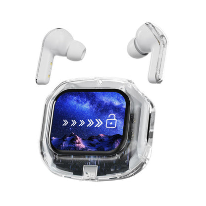 Air Max LCD Display Transparent Earbuds