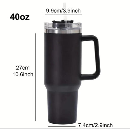 1200 ml Tumbler with Handle Straw