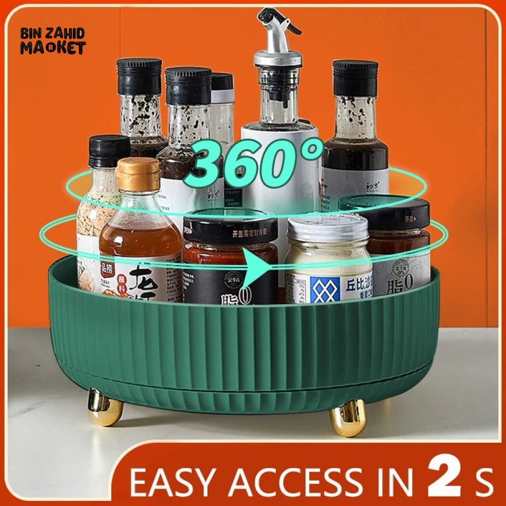 LUXOR ROTATING STORAGE TRAY - PLASTIC